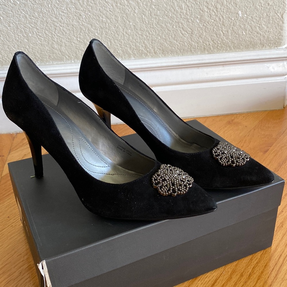 Tahari Suede Heels